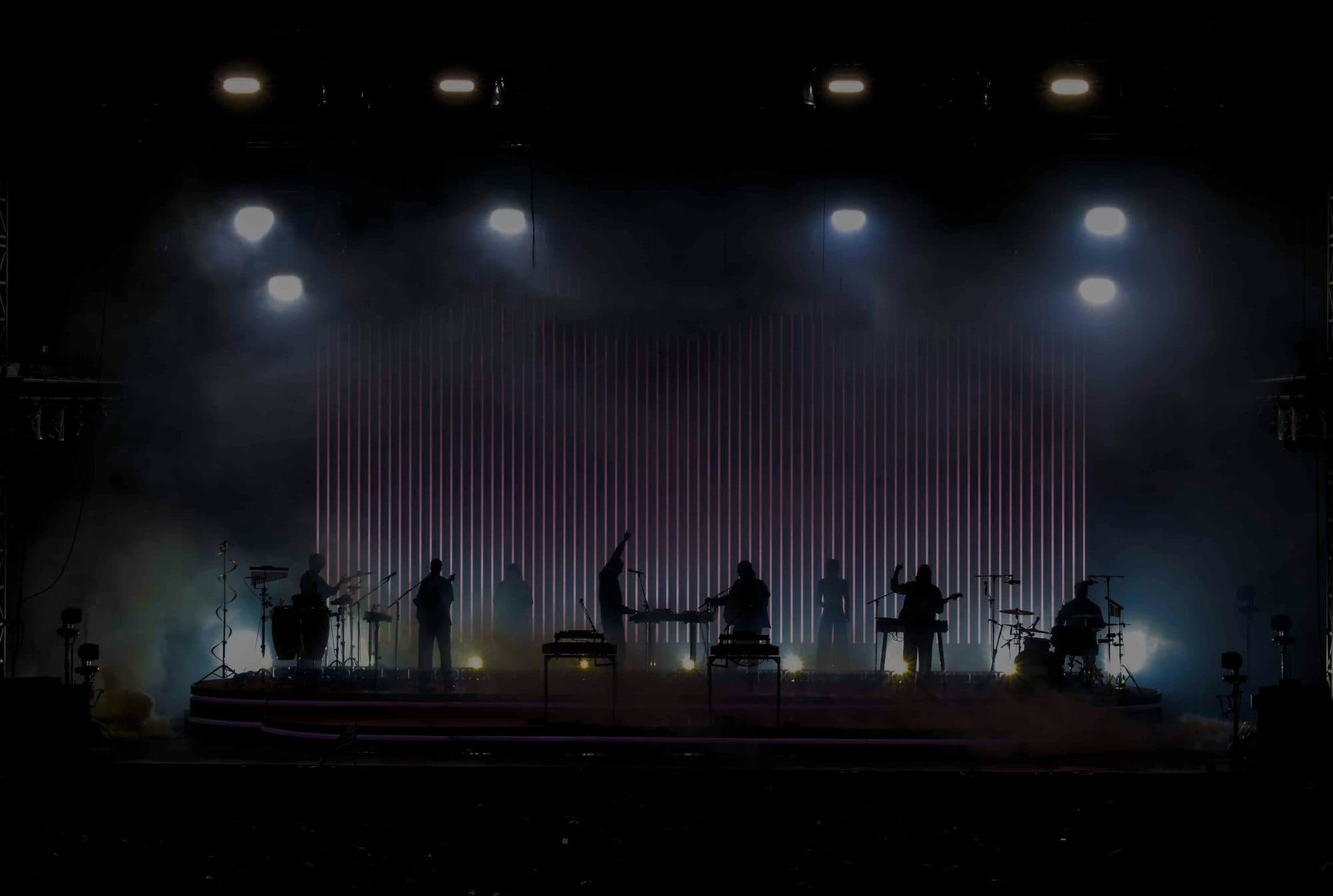 K-pop boy group concert stage